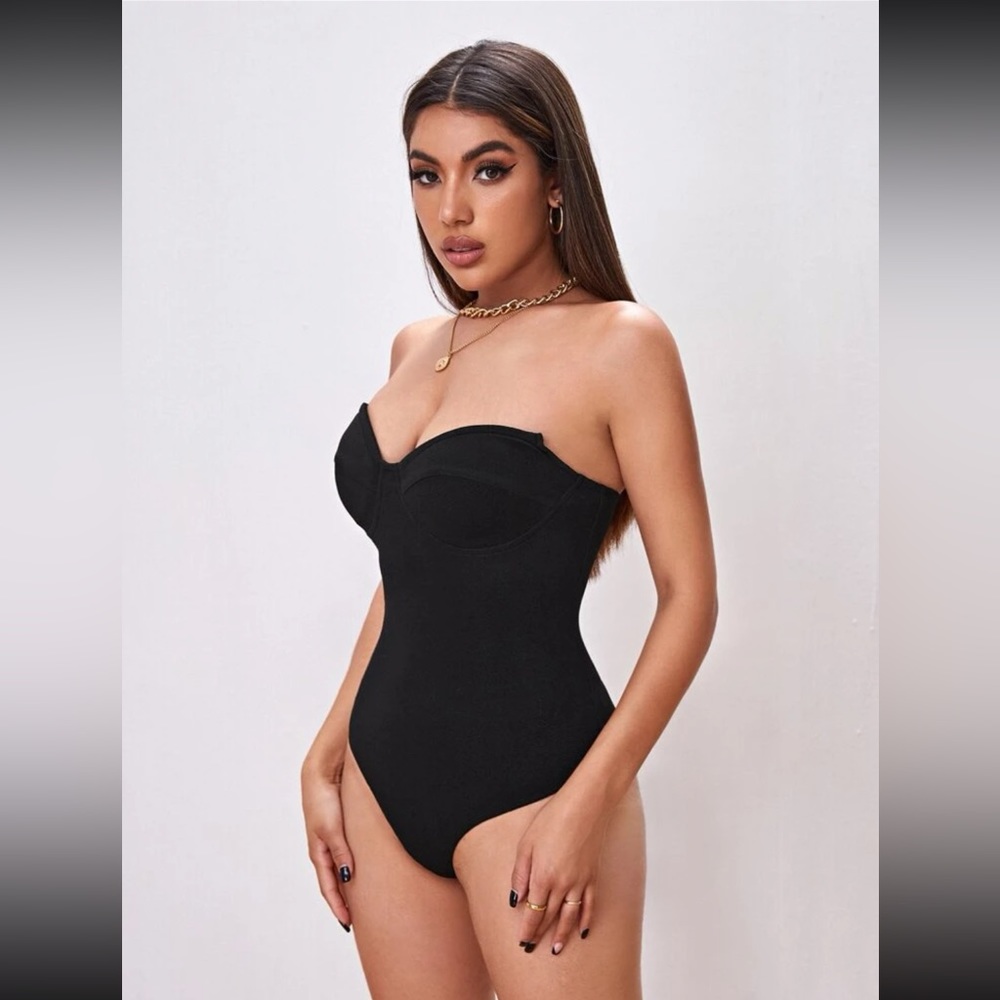 SHEIN| Solid Bodysuit